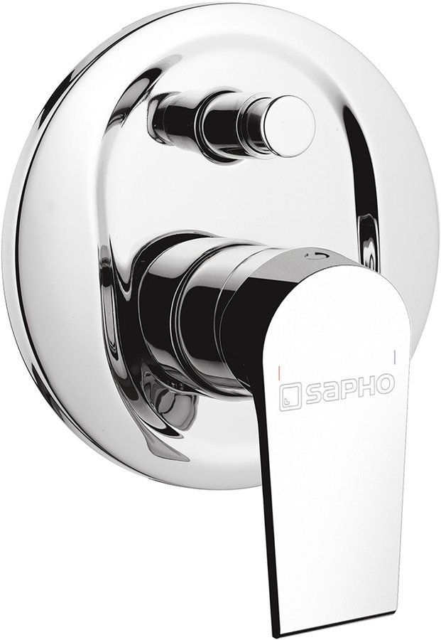 Sapho KAI inbouw douchemengkraan, 2-voudig, chroom