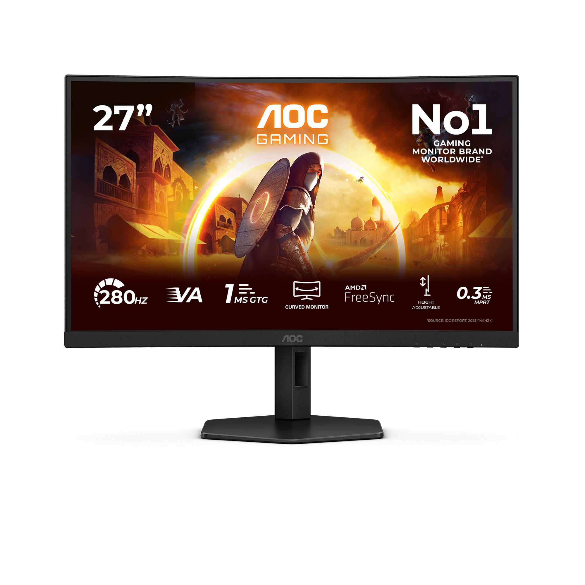 AOC C27G4ZXU 27" Full HD 280Hz Curved Gaming Monitor