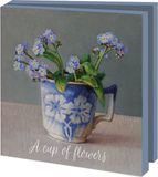 Bekking & Blitz Ingrid Smuling Kaartenmapje A cup of flowers, 10 Stuks