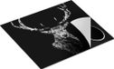Chefcare Inductie Beschermer Origami Hertenkop - Zwart Wit - 57,6x51,6 cm