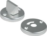 Ami toiletgarnituur - vrij/bezet - rond - ø50x7mm - WC 8mm - aluminium F-2