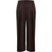 Mat Fashion Pantalon satiné taille haute large pour femmes