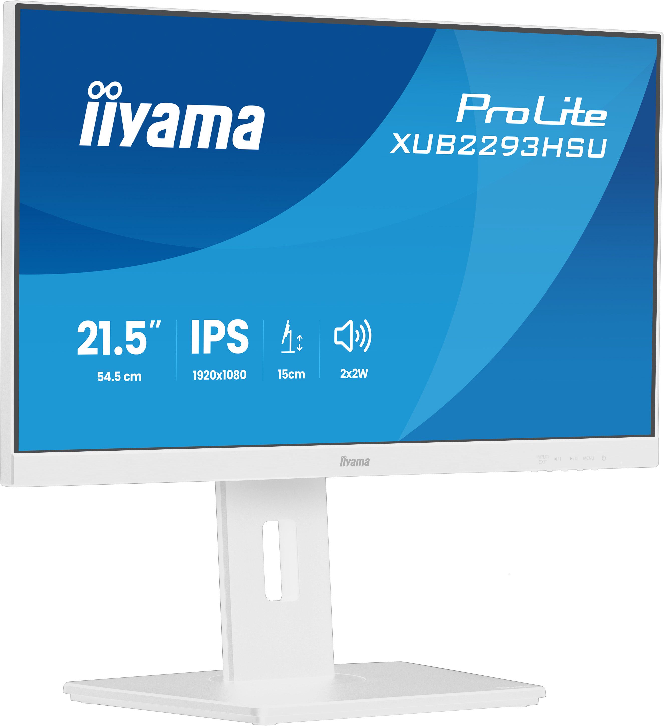 iiyama ProLite XUB2293HSU-W7 54,6 cm (21.5") Full HD LED Wit