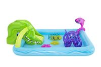 Bestway Playcenter Fantastic Aquarium - Kinderzwembad met Glijbaan - 239 x 206 x 86 CM - 308 L - Waterdieren