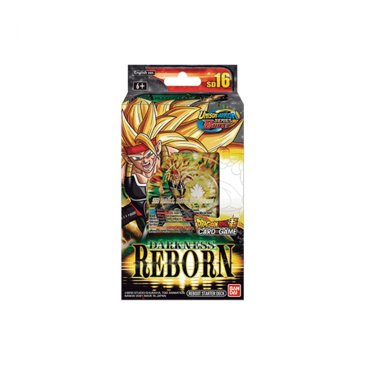 Bandai Dragon Ball Super Darkness Reborn SD 16 Cross Spirits Black Starter Deck - Dragon Ball Kaarten