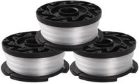 INF 3-pack reservespoelen met trimmerdraad voor Black Decker AF-100-3ZP grastrimmer