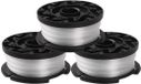 INF 3-pack reservespoelen met trimmerdraad voor Black Decker AF-100-3ZP grastrimmer