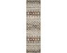 Safavieh Boho Chic Geweven Vloerkleed voor Binnen, Amsterdam Collectie, AMS108, in Ivoor & Multi, 69 X 244 cm