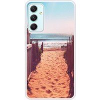Samsung Beschermende siliconen hoes compatibel met Galaxy A34 5G Beach Path