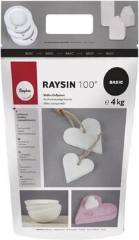 RAYHER Raysin 100 Gietpoeder - 4 kg - Wit - Reliëfgietpoeder - Luchthardend en Geurloos
