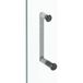 FASE Ensemble de boutons de porte de douche en aluminium, Ø 23 mm - noir titane poli (PVD)