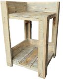 Dutch mood Kattentafel Bijzettafel Old Dutch Steigerhout 59cm