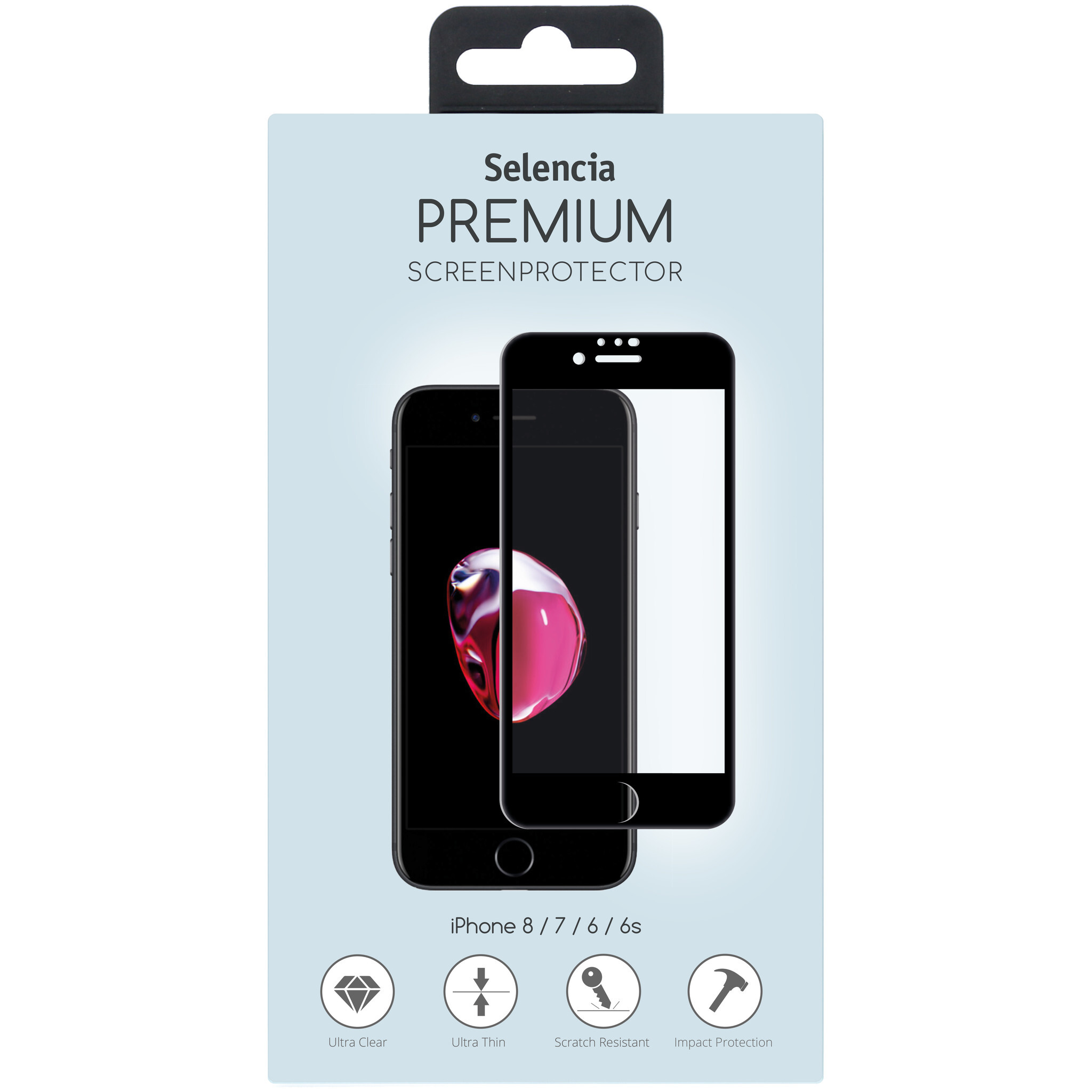 Selencia Glas Premium Screenprotector voor de iPhone 8 / 7 / 6s / 6