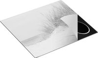 Chefcare Inductie Beschermer Duinplanten - Zwart Wit - 57,6x51,6 cm