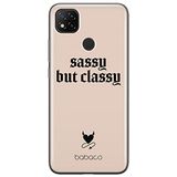 ERT GROUP mobiel telefoonhoesje voor Xiaomi REDMI 9C origineel en officieel erkend Babaco patroon Sassy but classy 001