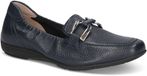 Caprice Dames Mocassin 9-24600-44 877 G-breedte Blauw Leer Maat 37 EU