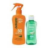 Babaria Sunscreen Spray SPF 50 & After Sunbathing Balm Set