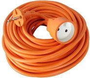 powercord Verlengsnoer voor tuinkabel 10m 2x1,5mm² oranje