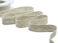 Furlanis Linnen en hennepband met opstaande zoom 26 mm x 10 m
