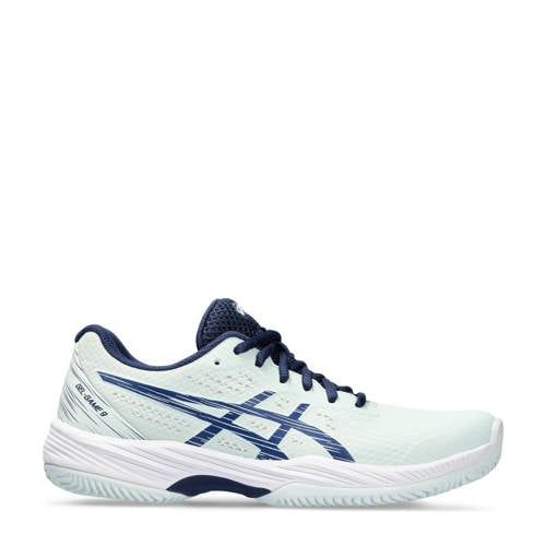 ASICS GEL-GAME 9 CLAY/OC Tennisschoenen - Mintgroen/Donkerblauw