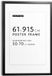 Reinders Wissellijst Poster Frame 61x91.5 cm Black Wood