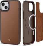 Spigen Cyrill Kajuk Mag Hoesje geschikt voor Apple iPhone 14 Plus - Back Cover met Magnetische Ring Bruin