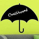 Ambiance Sticker Schoolbordsticker - uitwisbare zelfklevende muurstickers - PARAPLU - 45x55cm