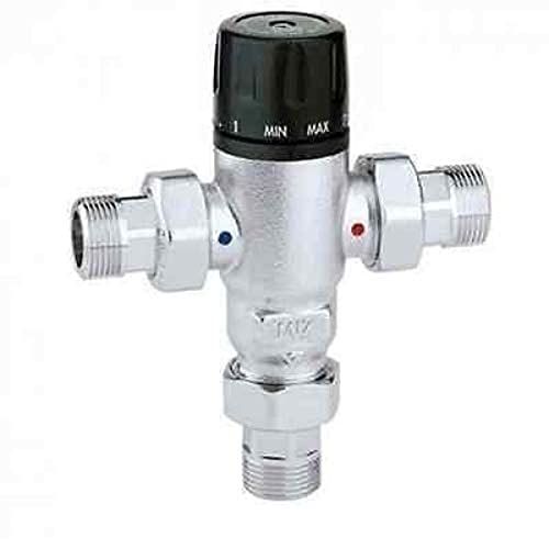 Caleffi 521503 Thermomixer 3/4 inch met terugslagkleppen bij de ingang