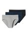 Schiesser 3 PACK Supermini 95/5 Essentials - Heren Onderbroek - grijs, blauw, zwart