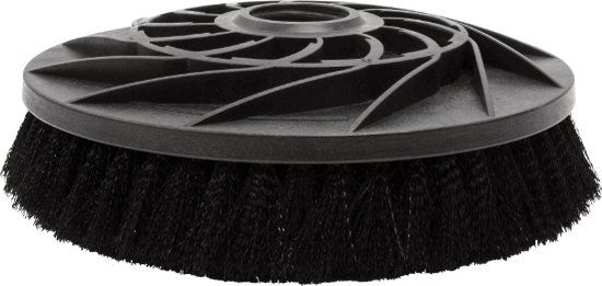 Zachte Borstel - ZWART - Twin Brush® - Geschikt voor caravans & boten - Grijs