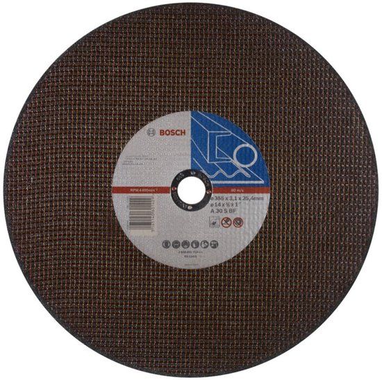 Bosch 1x Disque à tronçonner PRO Metal Robust pour tronçonneuse et alésage 25,4 mm (pour Acier, Ø 355 mm, Professional Accessoire Scie à tronçonner)