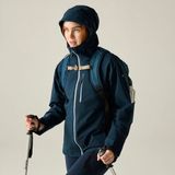 Regatta Birchdale II Dames Blauw Polyester Waterdicht Ademend Gevoerd Anorak Jas Maat 44