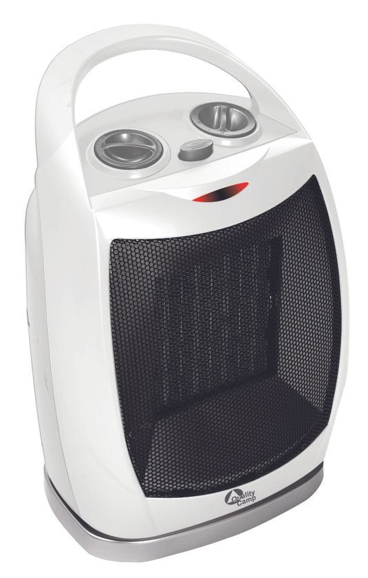 Bo-Camp Keramische Kachel - Oscillerend - 1500W - Wit