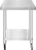 MonsterShop Monster Group BV Werktafel - zilver - 86x60x45 cm