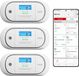 X-Sense XC01-M Détecteur de monoxyde de carbone intelligent avec WiFi - 3 pièces