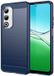 Selected by GSMpunt.nl Geborsteld TPU Hoesje Geschikt voor Oppo A5 (2025) | Beschermhoes | Back Cover | Flexibel TPU | Stijlvol Carbon | Dun | Blauw