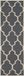 Safavieh Cambridge tapijt - 76x243 cm - Donkergrijs/Ivoor