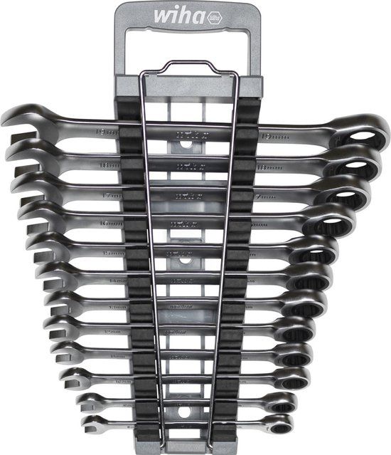 Wiha Ringsteeksleutelset met ratel 13-delig - 44665
