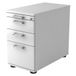 hjh OFFICE PRO Ladeblok - 2 Lades - Wit - 42,8 x 80 x 72-76 cm - Signa Sc40 CE