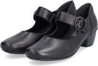 Rieker Dames Lage Instappers 41756-00 Zwart
