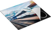 Chefcare Inductie Beschermer Trein bij het Station - 57,6x51,6 cm - Multicolor