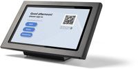 Tabdoq Professionele Bureaustandaard Voor Apple iPad 7/8/9 10,2-inch | Veilige Metalen Kioskbehuizing | iPad Tablethouder Portret & Landschap | Voor Kassa & Zakelijk Gebruik, zwart