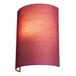 SLV FENDA abat-jour textile rouge
