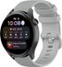 Strap-it Bracelet en silicone pour smartwatch - Convient pour Huawei Watch 3 / 3 Pro - Gris