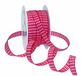 209-0012-040 C.E. Pattberg GmbH & Co. KG Tafetta-lint, 10 mm x 20 m, rood/wit
