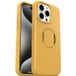 OtterBox OtterGrip Symmetry hoes voor iPhone 15 Pro Max voor MagSafe, valbestendig, beschermhoes met ingebouwde grip, 3x getest volgens militaire standaard, Geel