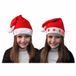 Merkloos / Sans marque Sandy Kerstmuts met witte sterren en lichtjes voor kinderen