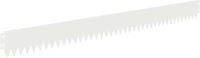 vidaXL Gazonrand 10 st 103 x 10 cm Staal Wit