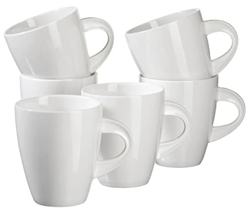 Mäser Serie La Musica Koffiemokken - 6-delig - Wit