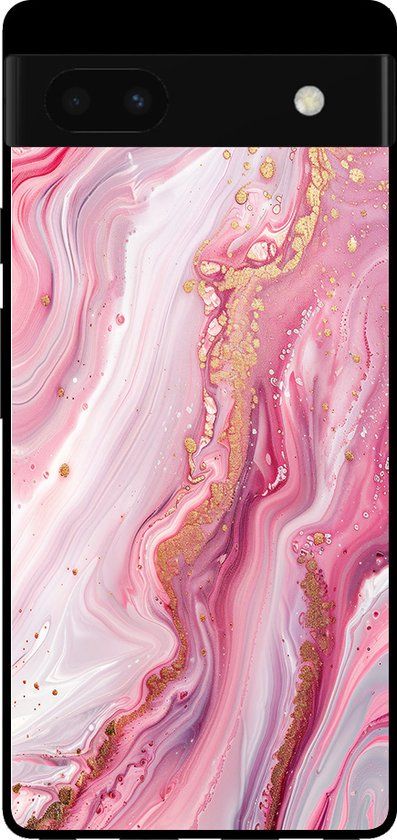 Smartphonica Telefoonhoesje Google Pixel 6 Pro - Roze - TPU Backcover